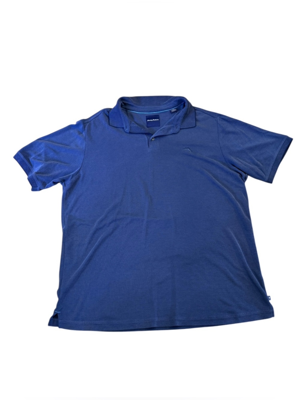 Tommy Bahama Navy Blue Polo Shirt XLT Tall Modal Short Sleeve